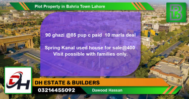 Residential Plot for Sale in Bahria Town, Lahore - (BP-66265)