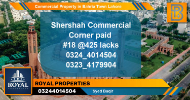 Commercial Property for Sale in Bahria Town, Lahore - (BP-66284)
