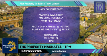 Residential Plot for Sale in Bahria Town, Lahore - (BP-66328)