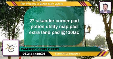 Residential Plot for Sale in Bahria Town, Lahore - (BP-66337)