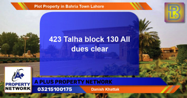 Residential Plot for Sale in Bahria Town, Lahore - (BP-66356)