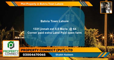 Residential Plot for Sale in Bahria Town, Lahore - (BP-66372)