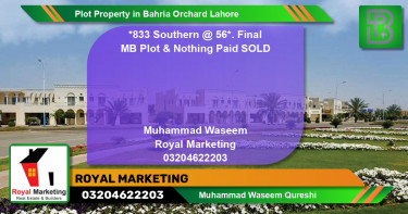 Residential Plot for Sale in Bahria Orchard, Lahore - (BP-66408)