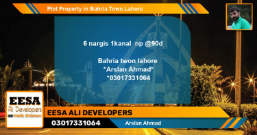 Residential Plot for Sale in Bahria Town, Lahore - (BP-66455)