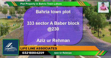 Residential Plot for Sale in Bahria Town, Lahore - (BP-66479)