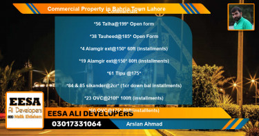 Commercial Property for Sale in Bahria Town, Lahore - (BP-66557)