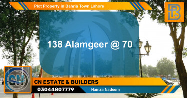Residential Plot for Sale in Bahria Town, Lahore - (BP-66564)