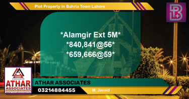 Residential Plot for Sale in Bahria Town, Lahore - (BP-66569)