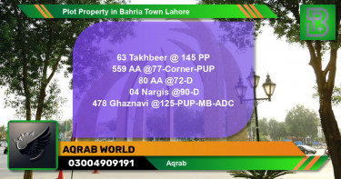 Residential Plot for Sale in Bahria Town, Lahore - (BP-66578)
