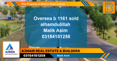 Residential Plot for Sale in Bahria Town, Lahore - (BP-66584)