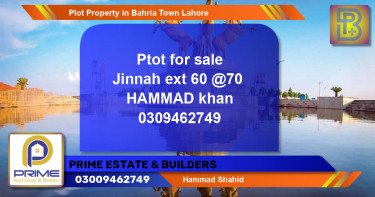 Residential Plot for Sale in Bahria Town, Lahore - (BP-66609)