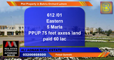 Residential Plot for Sale in Bahria Orchard, Lahore - (BP-66612)