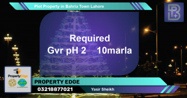 Residential Plot for Sale in Bahria Town, Lahore - (BP-66653)