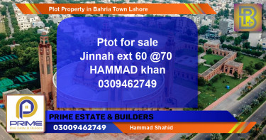 Residential Plot for Sale in Bahria Town, Lahore - (BP-66656)