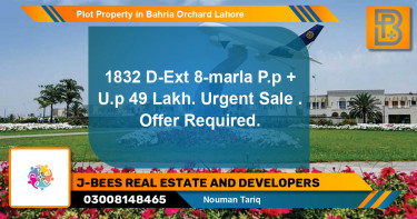 Residential Plot for Sale in Bahria Orchard, Lahore - (BP-66698)
