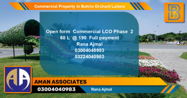 Commercial Property for Sale in Bahria Orchard, Lahore - (BP-66725)