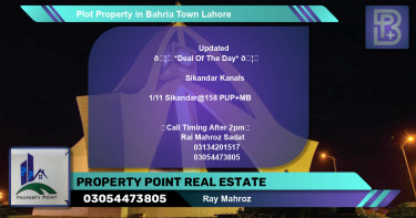 Residential Plot for Sale in Bahria Town, Lahore - (BP-66731)