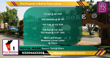 Residential Plot for Sale in Bahria Town, Lahore - (BP-66736)