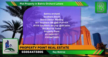 Residential Plot for Sale in Bahria Orchard, Lahore - (BP-66745)