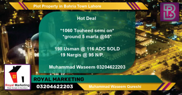 Residential Plot for Sale in Bahria Town, Lahore - (BP-66761)