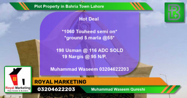 Residential Plot for Sale in Bahria Town, Lahore - (BP-66779)