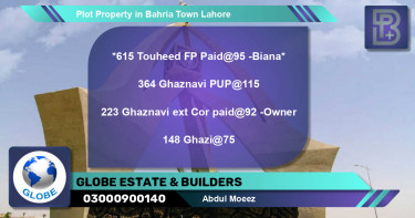 Residential Plot for Sale in Bahria Town, Lahore - (BP-66800)