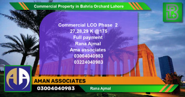 Commercial Property for Sale in Bahria Orchard, Lahore - (BP-66837)