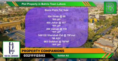 Residential Plot for Sale in Bahria Town, Lahore - (BP-66845)