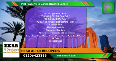 Residential Plot for Sale in Bahria Orchard, Lahore - (BP-66854)