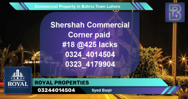 Commercial Property for Sale in Bahria Town, Lahore - (BP-66873)