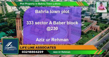 Residential Plot for Sale in Bahria Town, Lahore - (BP-66877)