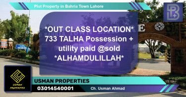 Residential Plot for Sale in Bahria Town, Lahore - (BP-66887)