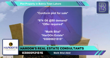 Residential Plot for Sale in Bahria Town, Lahore - (BP-66905)