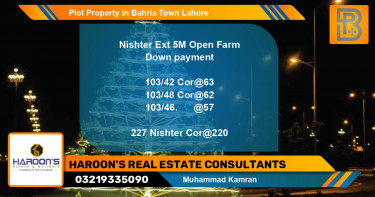 Residential Plot for Sale in Bahria Town, Lahore - (BP-66918)