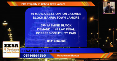 Residential Plot for Sale in Bahria Town, Lahore - (BP-66958)
