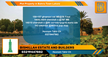 Residential Plot for Sale in Bahria Town, Lahore - (BP-66979)