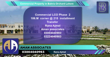 Commercial Property for Sale in Bahria Orchard, Lahore - (BP-66987)