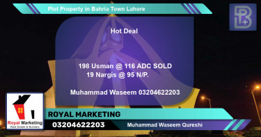 Residential Plot for Sale in Bahria Town, Lahore - (BP-67125)