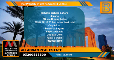 Residential Plot for Sale in Bahria Orchard, Lahore - (BP-67132)