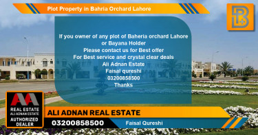 Residential Plot for Sale in Bahria Orchard, Lahore - (BP-67138)