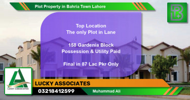 Residential Plot for Sale in Bahria Town, Lahore - (BP-67143)