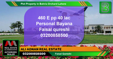 Residential Plot for Sale in Bahria Orchard, Lahore - (BP-67144)