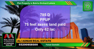 Residential Plot for Sale in Bahria Orchard, Lahore - (BP-67150)