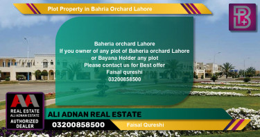 Residential Plot for Sale in Bahria Orchard, Lahore - (BP-67155)