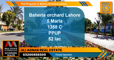 Residential Plot for Sale in Bahria Orchard, Lahore - (BP-67159)
