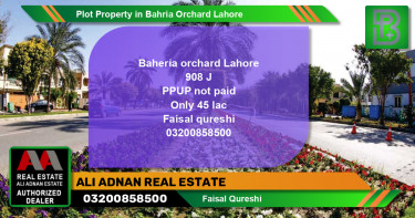 Residential Plot for Sale in Bahria Orchard, Lahore - (BP-67167)
