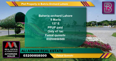 Residential Plot for Sale in Bahria Orchard, Lahore - (BP-67170)