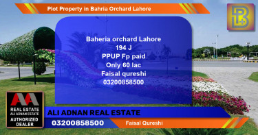 Residential Plot for Sale in Bahria Orchard, Lahore - (BP-67172)