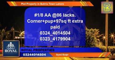 Residential Plot for Sale in Bahria Town, Lahore - (BP-67219)