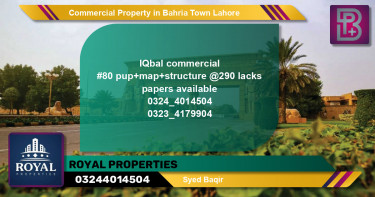 Commercial Property for Sale in Bahria Town, Lahore - (BP-67226)
